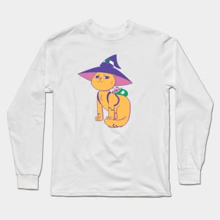 Witchy Cat Long Sleeve T-Shirt